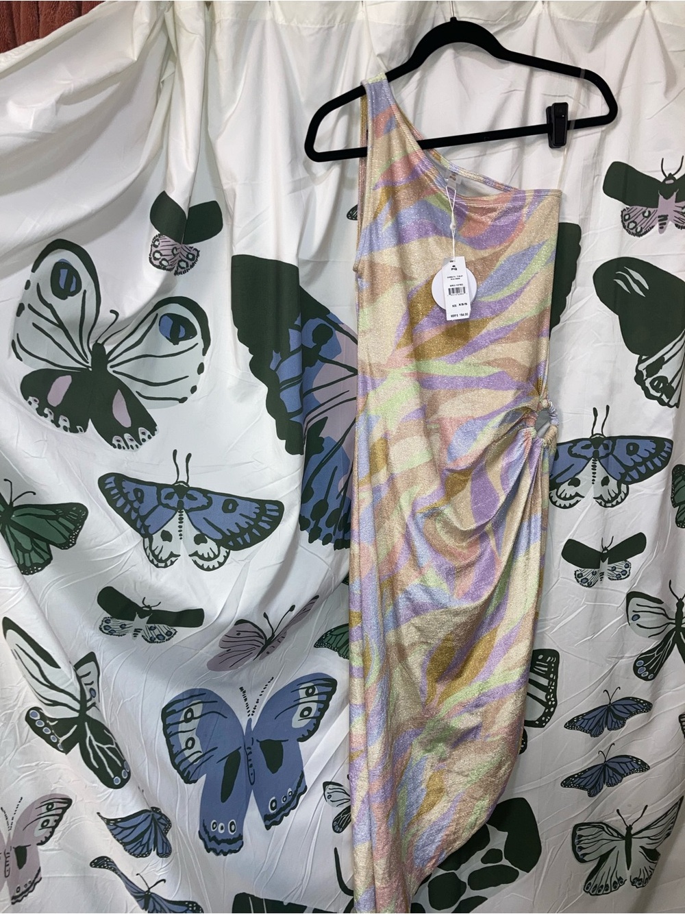 Pilyq one shoulder midi dress